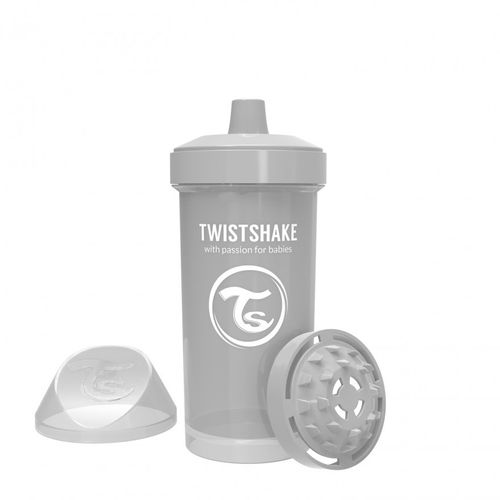 Twistshake Kid Cup 360ml 12+m Pastel Grey slika 1