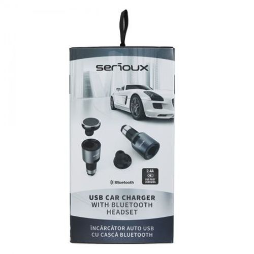 Serioux punjač za automobil s bluetooth slušalicama SRXS-CC01 slika 7