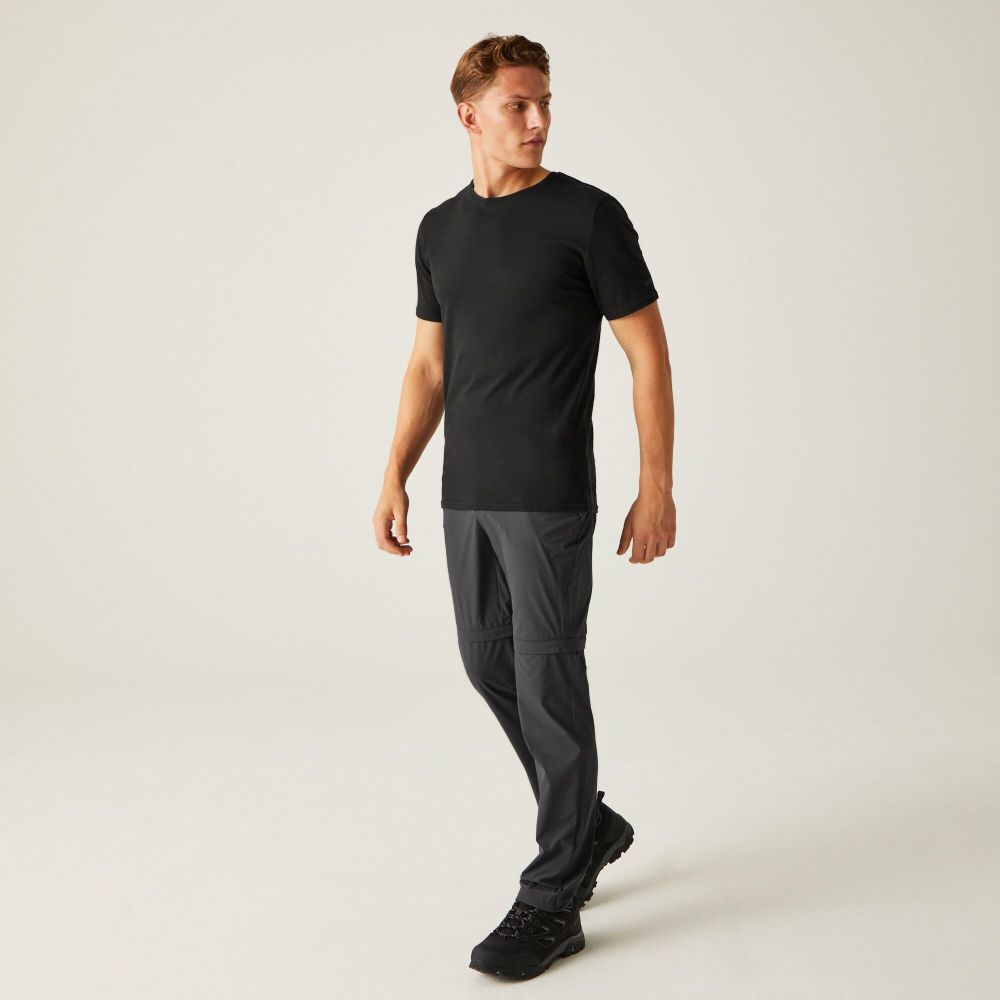 Regatta Muške hlače Travel Light Zip Off Trousers Ash slika 5