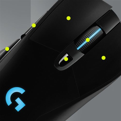 Logitech G703 Lightspeed Wireless (910-005641) bežični gejmerski optički miš 12000dpi crni slika 4