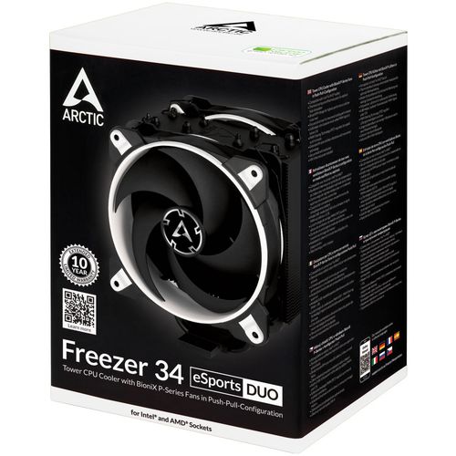 Freezer 34 eSports DUO - WhiteCPU Cooler with BioniXP-Series Fans,LGA1700 Kit included slika 5