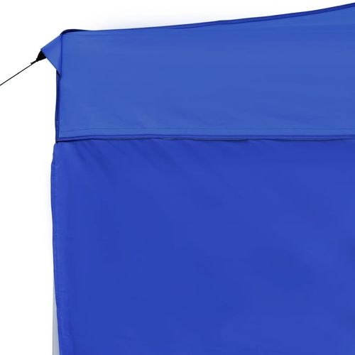 Profesionalni sklopivi šator za zabave 4,5 x 3 m plavi slika 34
