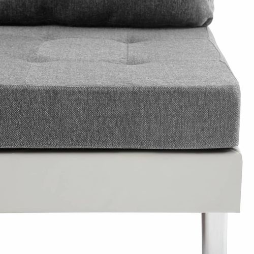 Modularna sofa od umjetne kože bijela slika 20