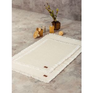 Bath Rug - Cream Cream Bathmat Set (2 Pieces)