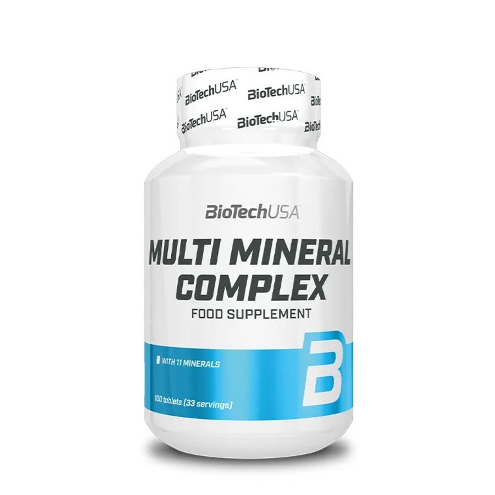 BioTechUSA Multi Mineral Kompleks - 100 Tableta slika 1