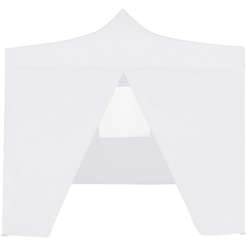 Profesionalni sklopivi šator za zabave 3 x 3 m čelični bijeli slika 4