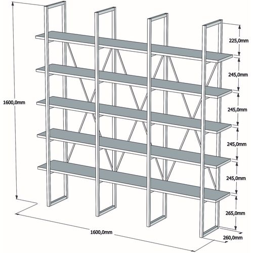 Beylerbeyi - Atlantic Black
Atlantic Pine Bookshelf slika 4