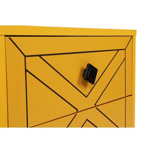 Luna - Yellow Yellow Nightstand slika 10