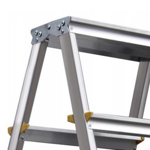 Awtools aluminijski taburet s 5 stepenica, nosivost 150 kg