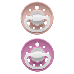nip® Duda varalica Cherry 0-6mj (veličina 1) - Latex, 2kom Pink, Bež