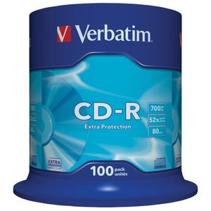 CD-R Verbatim #43411 700MB 52x sp100 Extra Protection