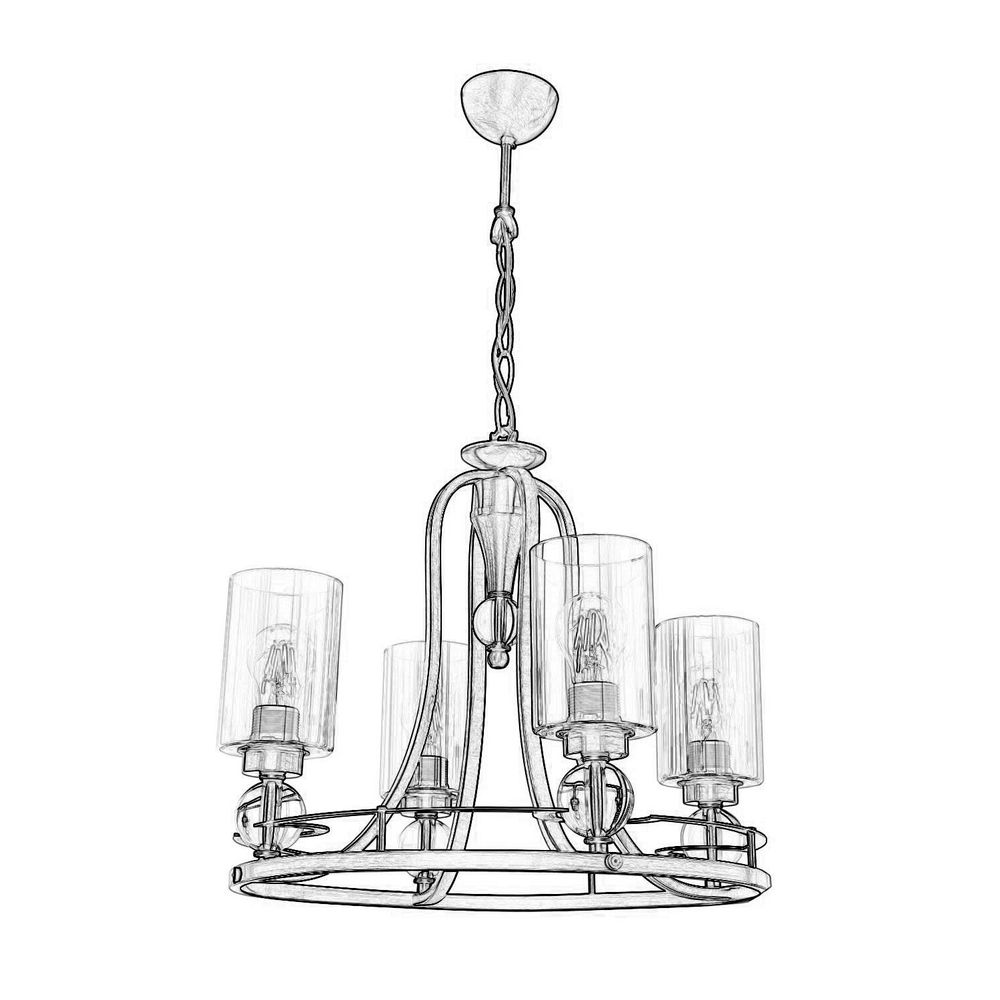 Luster AV-1597-4E u Antiknom Stilu slika 3