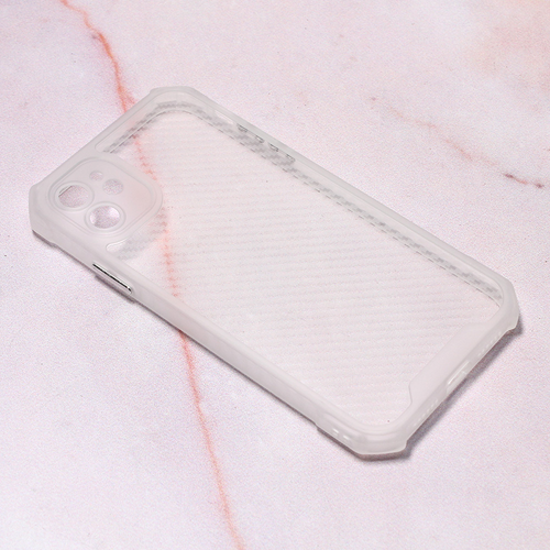 Torbica Carbon Crystal za iPhone 11 6.1 bela slika 1
