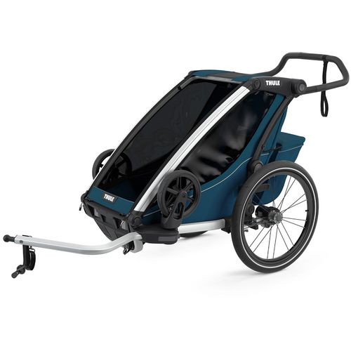 Thule Chariot Cross plava sportska dječja kolica i prikolica za bicikl za jedno dijete (4u1) slika 1