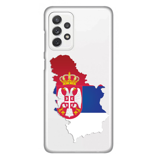 Torbica Silikonska Print Skin za Samsung A725F/A726B Galaxy A72 4G/5G (EU) Serbia Map slika 1