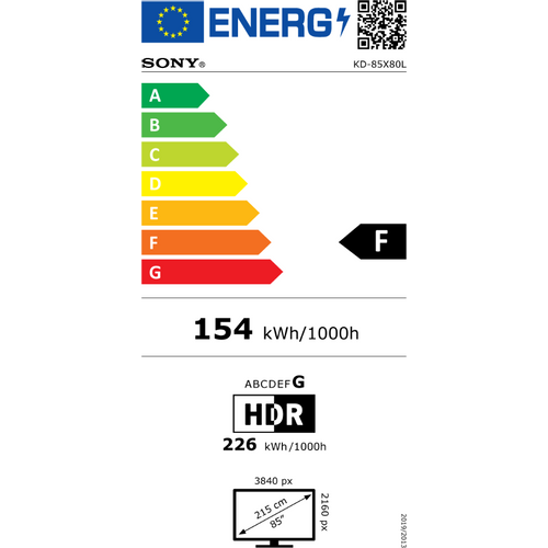 Sony TV KD85X80LAEP slika 3