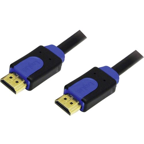 LogiLink HDMI priključni kabel HDMI A utikač, HDMI A utikač 3.00 m crna CHB1103  HDMI kabel slika 1