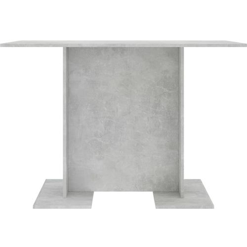 Blagovaonski stol siva boja betona 110 x 60 x 75 cm od iverice slika 4