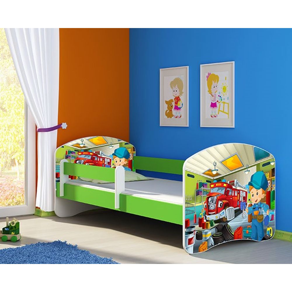 ACMA Dječiji krevet Acma II Green - 180x80cm - Dezen 45 slika 1