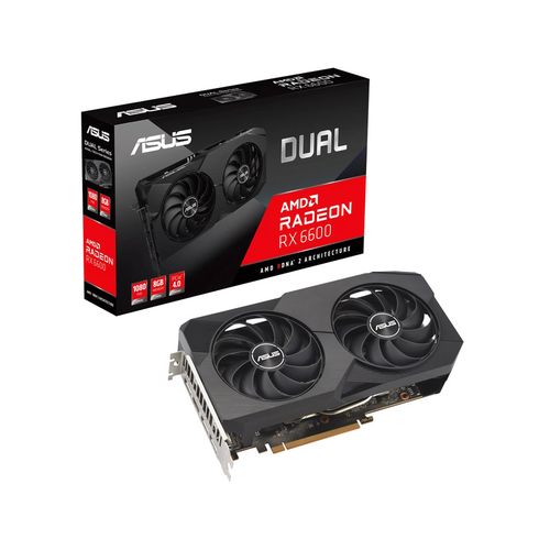 ASUS AMD Radeon RX 6600 8GB DUAL-RX6600-8G-V2 grafička karta slika 1