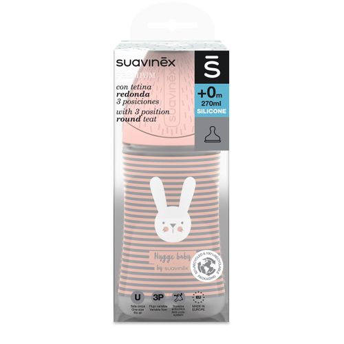 Suavinex Flašica 270Ml 3P S Roze slika 2