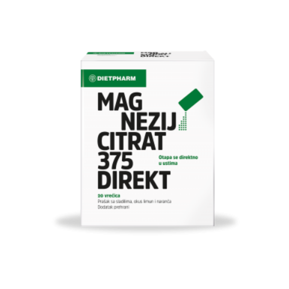 DIETPHARM MAGNEZIJ CITRAT 375 DIREKT A20 slika 1