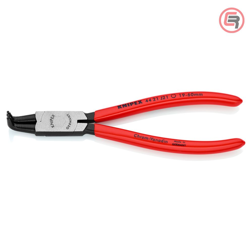 Knipex Kliješta Za Seger Osigurače Unutrašnja Kriva (fi 19-60 mm) 170 mm - 44 21 J21 slika 1