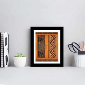 SCT-109 Multicolor Decorative Framed MDF Painting