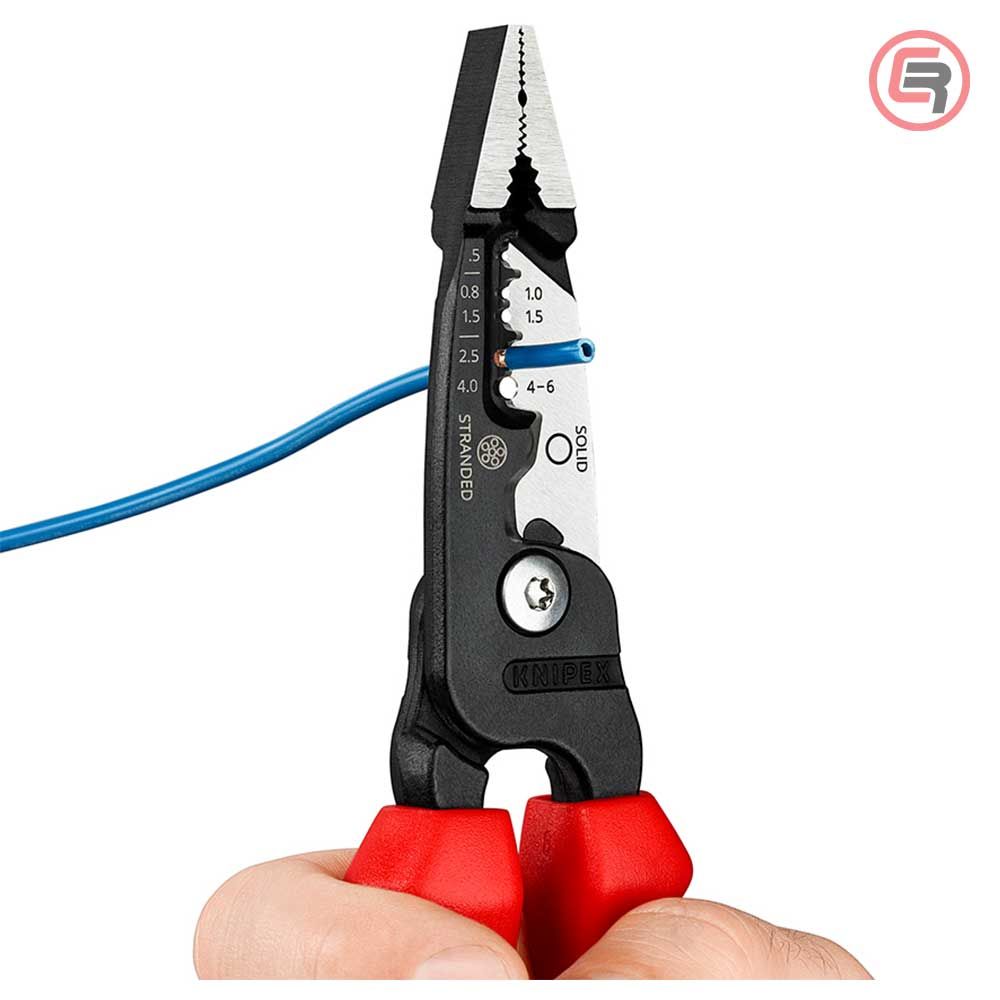 Knipex Kliješta Elektroinstalacijska Multifunkcionalna 200 mm – 13 72 200 ME slika 8