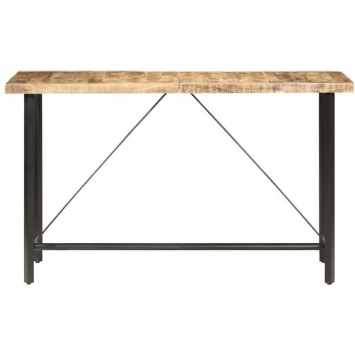 Barski stol 180 x 70 x 107 cm od grubog drva manga slika 20