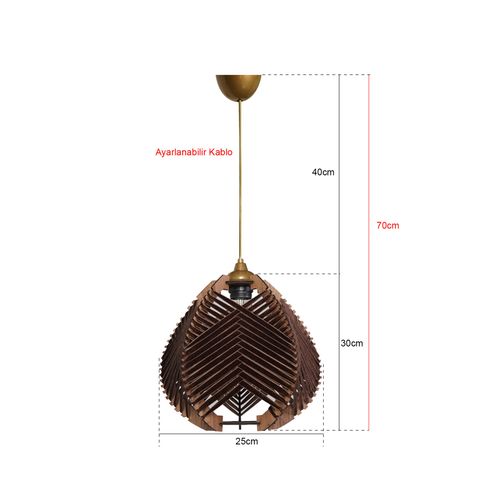 YL226 Brown Chandelier slika 3