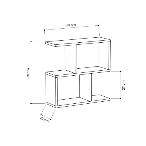 Woody Fashion Pomoćni stol, hrast, Mania - Oak slika 3