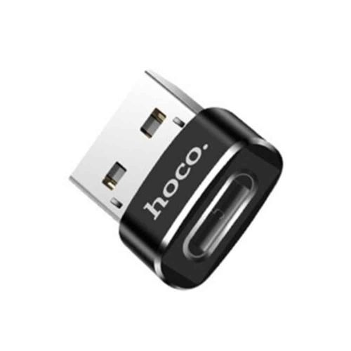 HOCO - OTG adapter (UA6) - USB Type-C na USB-A Plug &amp; Play 480 Mbps - crni slika 1