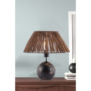 Lampa za sto Balloon Bamboo u crnoj, bijeloj i zlatnoj boji