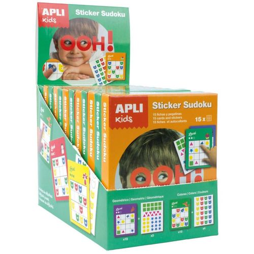 APLI Igra Sudoku stickers Boje i oblici - Sorto slika 2