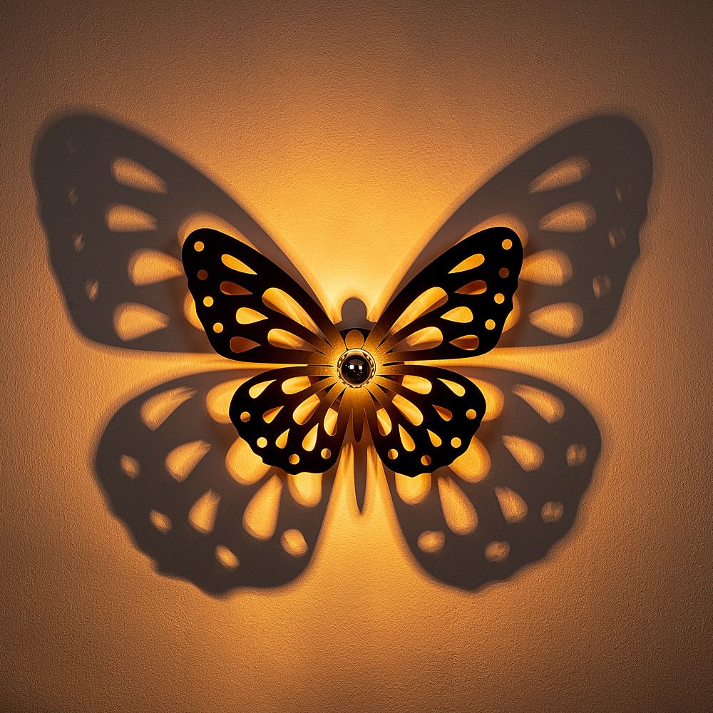 W-045 Crna Zidna Lampa slika 5