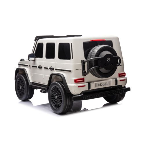 Licencirani auto na akumulator Mercedes Benz G63 AMG XXL 4x4 - dvosjed - bijeli slika 2