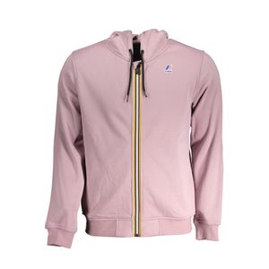 K-WAY MEN'S PURPLE ZIP SWEATSHIRT