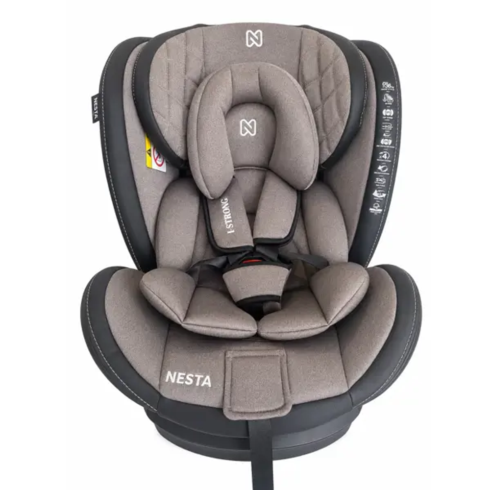 Nesta Autosjedalica I-Strong FR20 0-36kg Isofix, Khaki Beige slika 2