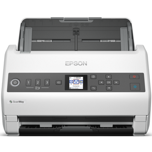 Epson B11B259401 Scanner WorkForce DS-730N, Sheetfed, A4, ADF (100 pages), 40 ppm, USB, LAN, LCD slika 1