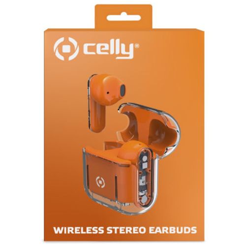 CELLY SHEER True Wireless bluetooth slušalice u NARANDžASTOJ boji slika 3