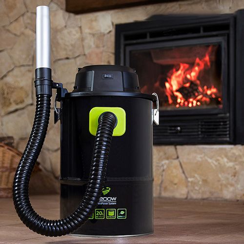 Usisivač Pepela Cecoclean PowerAsh 5084 20 L 1200W Crni/Zeleni slika 1