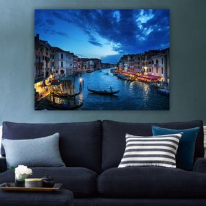 Šareni Dekorativni Platno - Venecija i Gondola