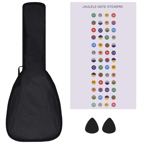 Set dječjeg ukulelea Soprano s torbom svjetloplavi 21 " slika 12