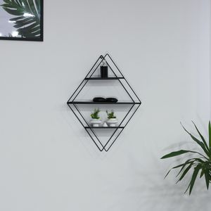 Casey Black Wall Shelf