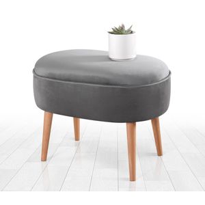 Moile - Grey Grey Pouffe, Elegantni Tabaure