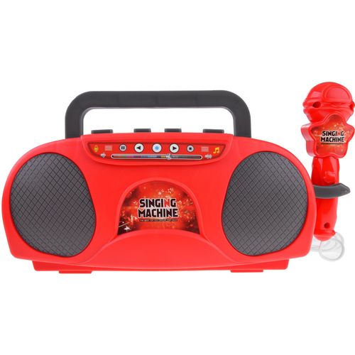 Bežični radio s mikrofonom MP3 crveni slika 7