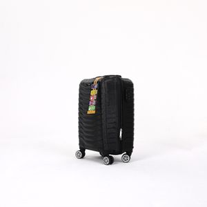 Valiz 317 Cabin Size - Black Black Suitcase