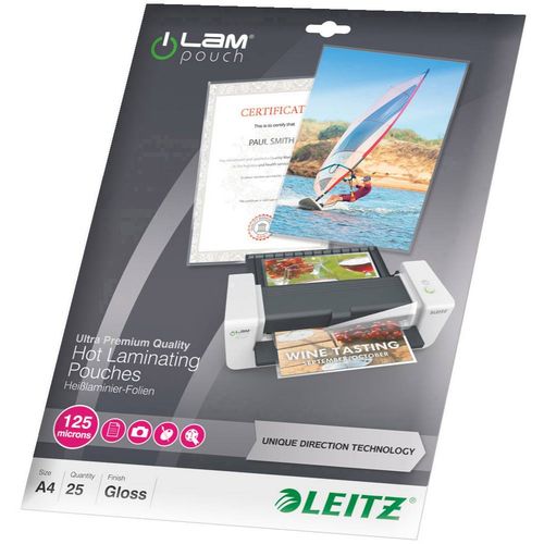 Leitz folija za laminiranje DIN A4 125 micron sjajna  25 St. slika 1