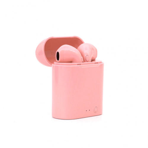 Bluetooth slusalice Airpods i7 mini roze HQ slika 1